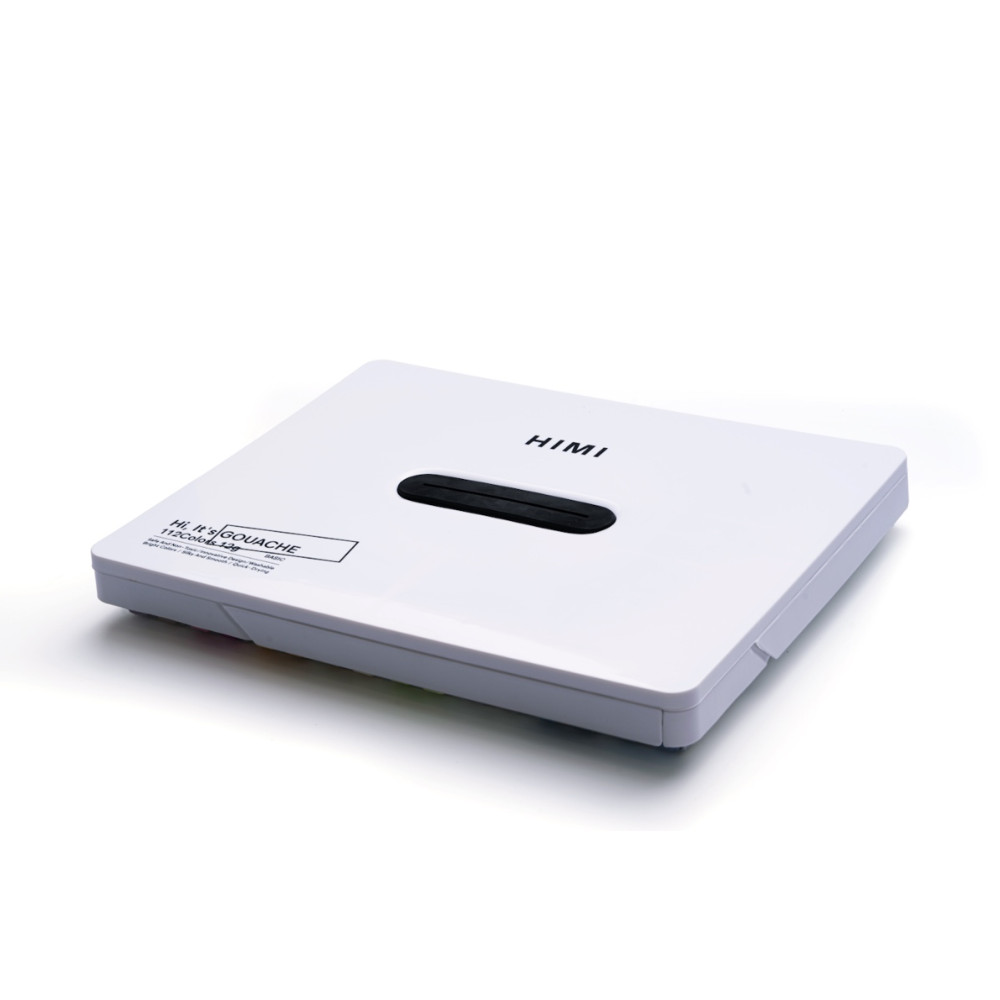 Set of Twin Cup Gouache paints - HIMI - White 112 pcs. x 12 g