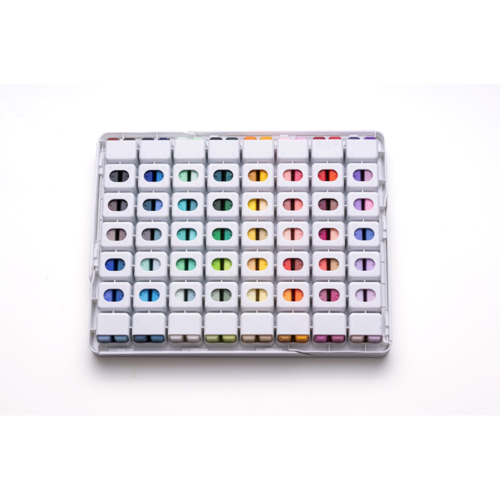 Zestaw gwaszy Twin Cup White - HIMI - 112 szt.