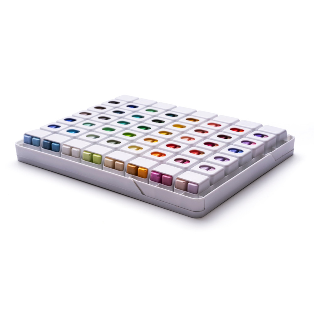 Zestaw gwaszy Twin Cup White - HIMI - 112 szt.