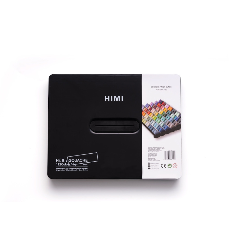 Zestaw gwaszy Twin Cup Black - HIMI - 112 szt.
