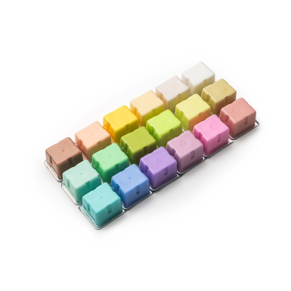 Zestaw gwaszy Jelly Cup Pastel - HIMI - 18 szt.