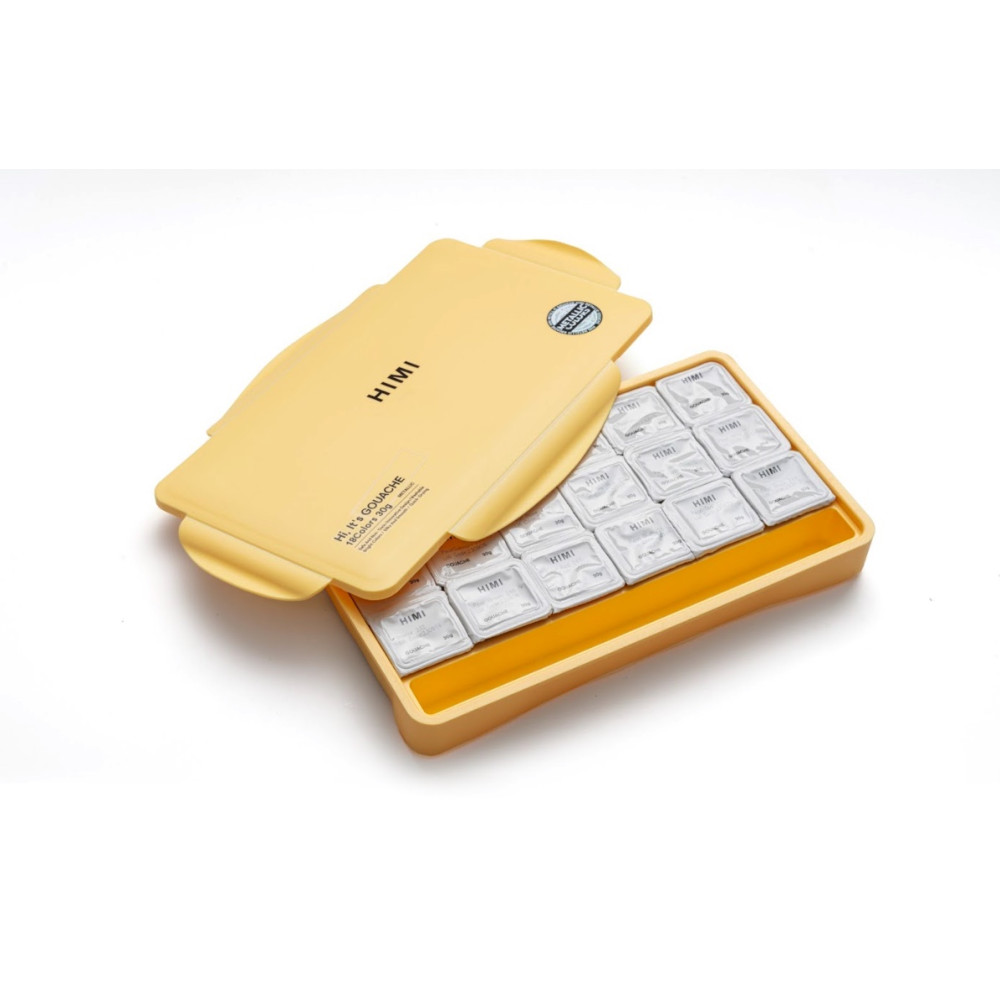 Zestaw gwaszy Jelly Cup Metallic - HIMI - 18 szt. x 30 g