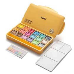 Set of Jelly Cup Metallic Gouache - HIMI - 18 pcs. x 30 g