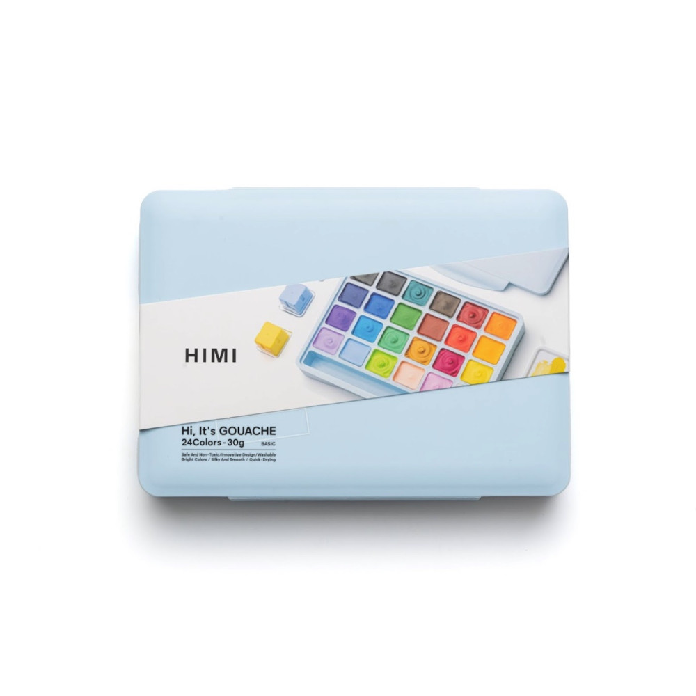 Zestaw gwaszy Jelly Cup Ice Blue - HIMI -  24 szt.