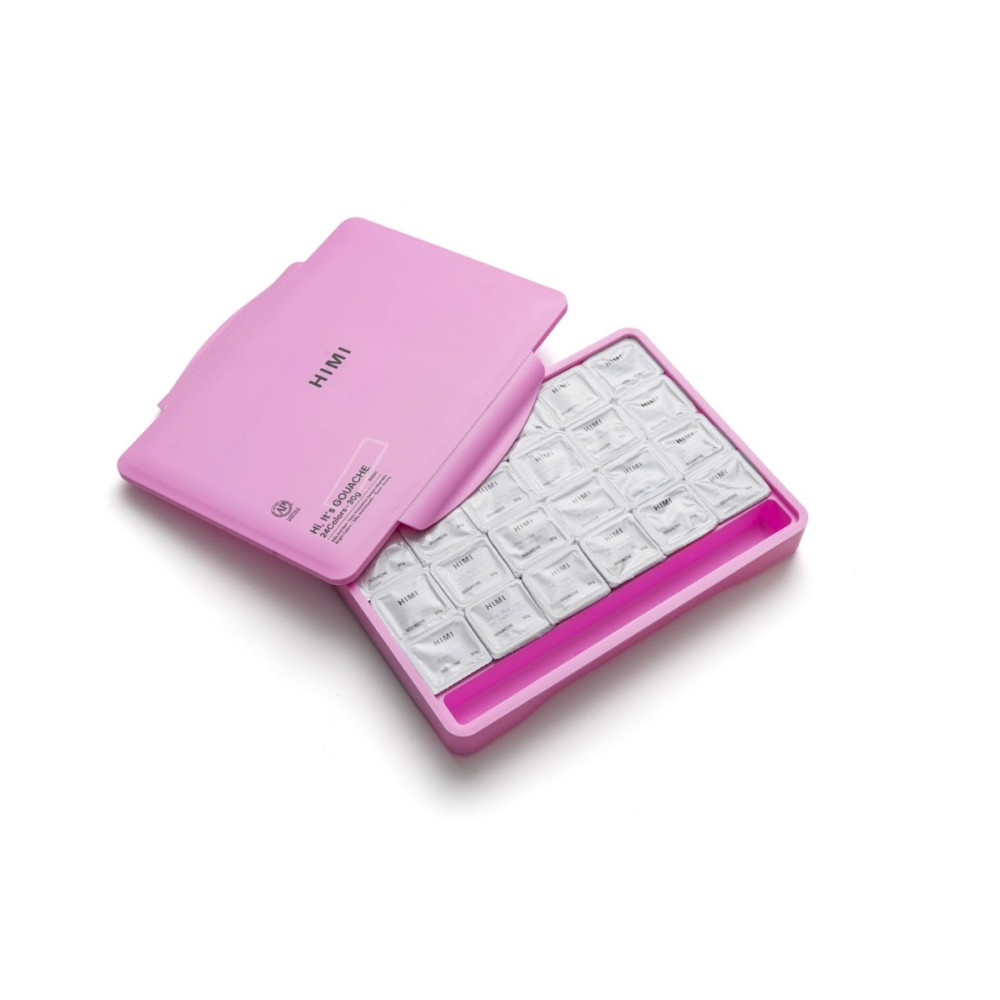 Zestaw gwaszy Jelly Cup Pink - HIMI - 24 szt.