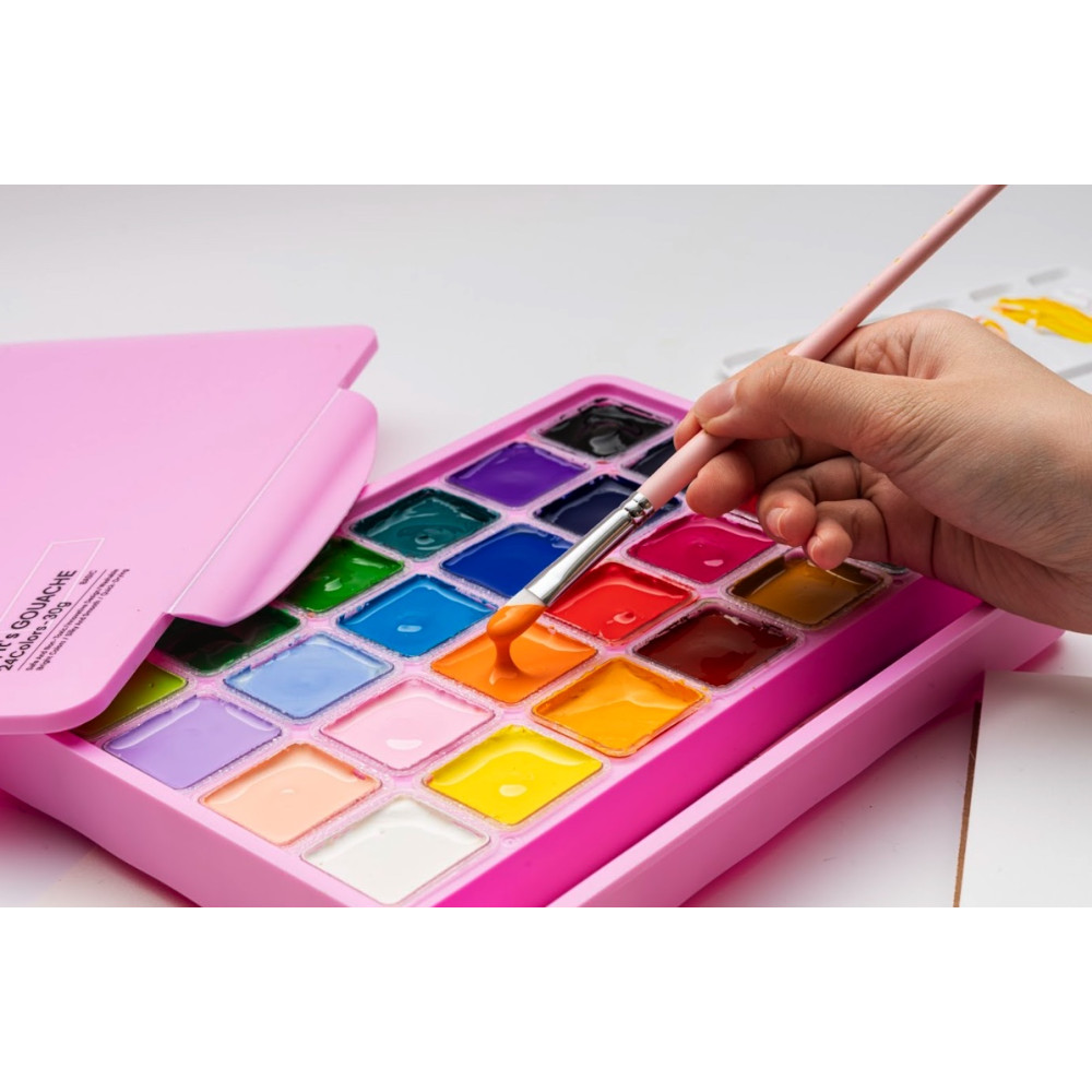 Zestaw gwaszy Jelly Cup Pink - HIMI - 24 szt.