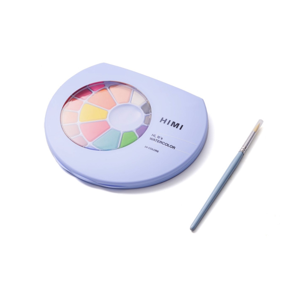 Set of Solid watercolors - HIMI - 24 pcs.