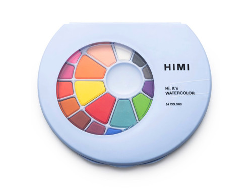 Set of Solid watercolors - HIMI - 24 pcs.