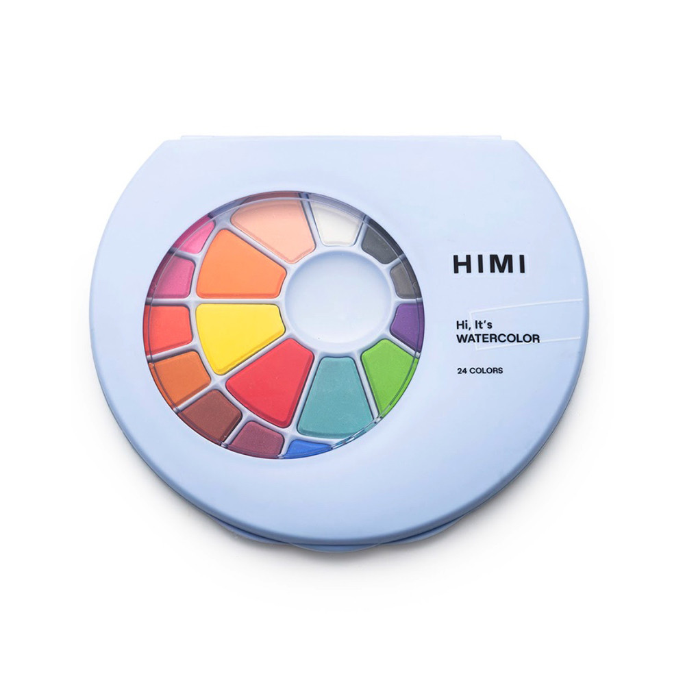 Set of Solid watercolors - HIMI - 24 pcs.