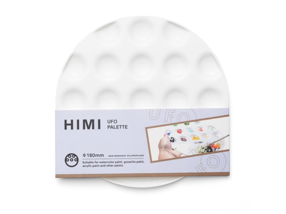 Round HIMI UFO painting palette 18 cm - HIMI