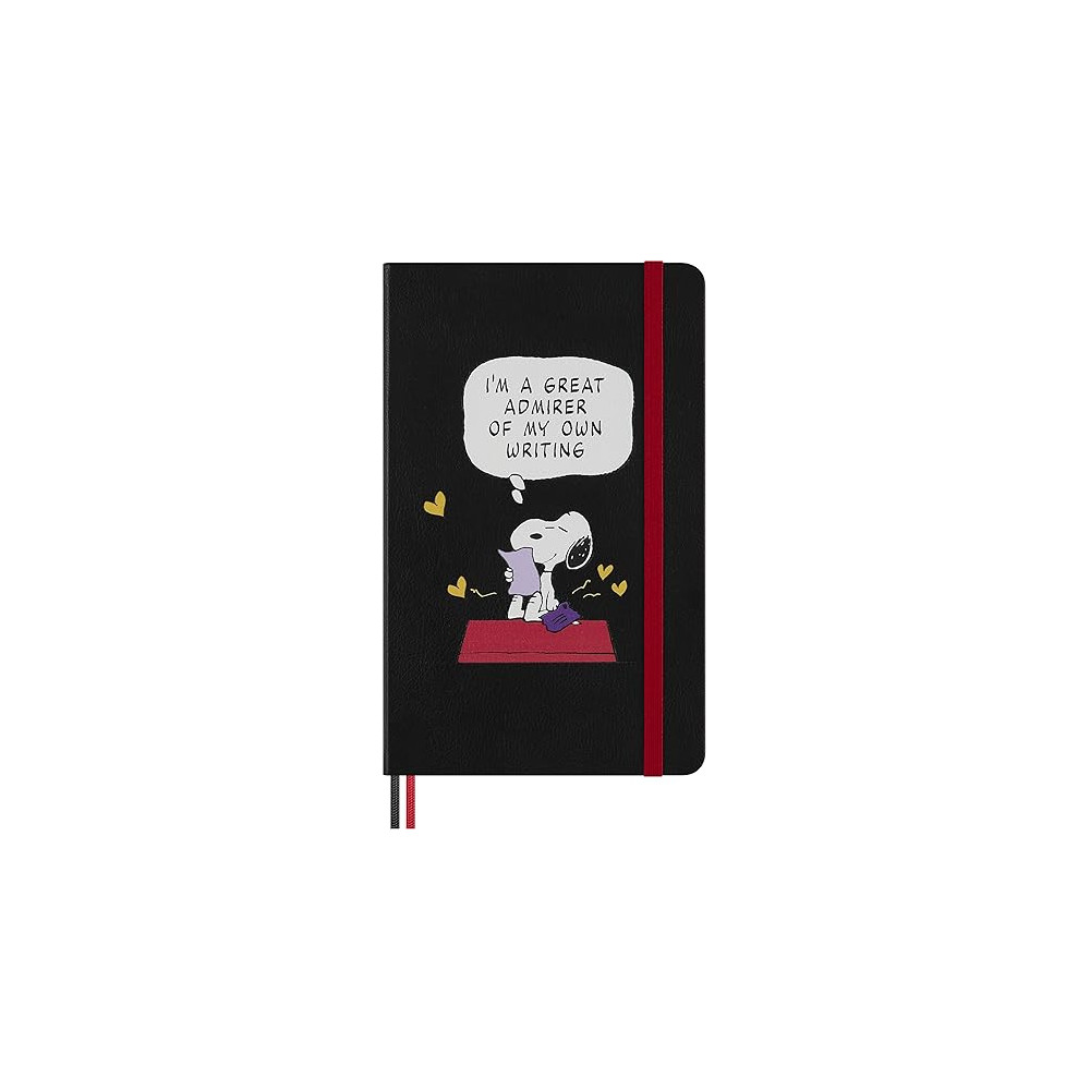 Ruled notebook Peanuts Snoopy Admirer 13 x 21 cm - Moleskine - hard cover