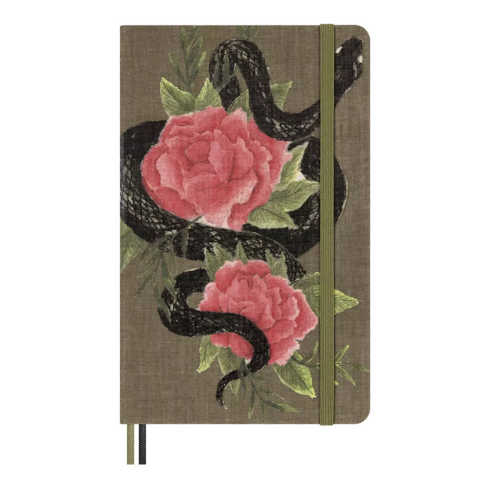 Ruled notebook Year of the Snake Roses 13 x 21 cm - Moleskine - hard cover