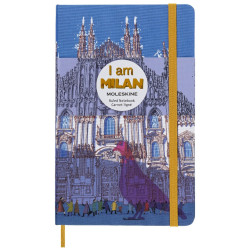 Ruled notebook I am Milan 13 x 21 cm - Moleskine - hard cover
