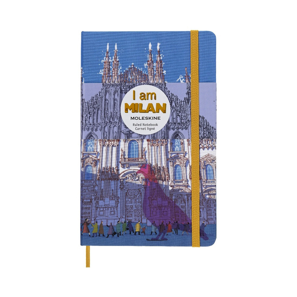 Ruled notebook I am Milan 13 x 21 cm - Moleskine - hard cover