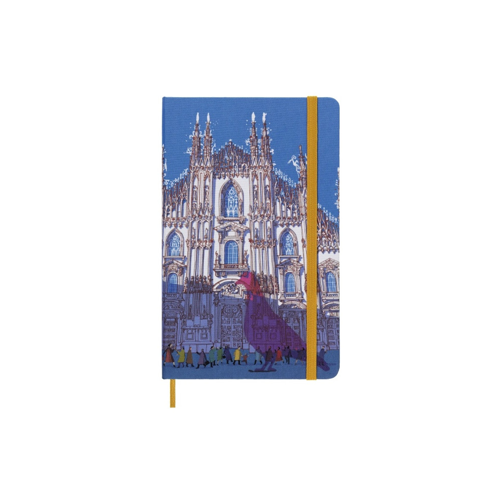 Notatnik w linie I am Milan 13 x 21 cm - Moleskine - twarda okładka