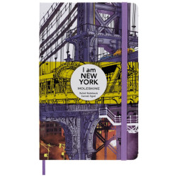 Notatnik w linie I am New York 13 x 21 cm - Moleskine - twarda okładka
