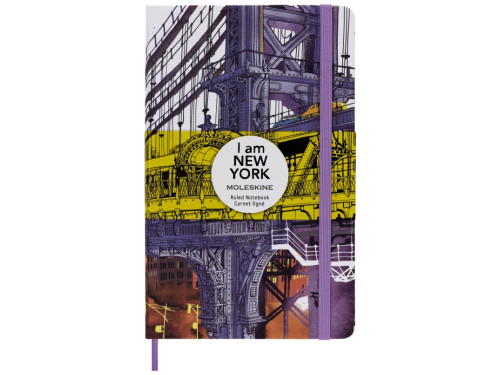 Ruled notebook I am New York 13 x 21 cm - Moleskine - hard cover