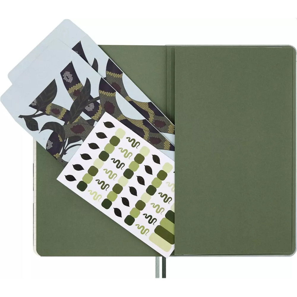 Ruled notebook Year of the Snake Leaves 13 x 21 cm - Moleskine - hard cover
