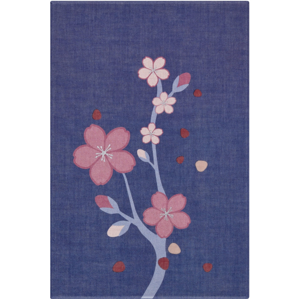 Notatnik gładki Sakura 13 x 21 cm - Moleskine - twarda okładka