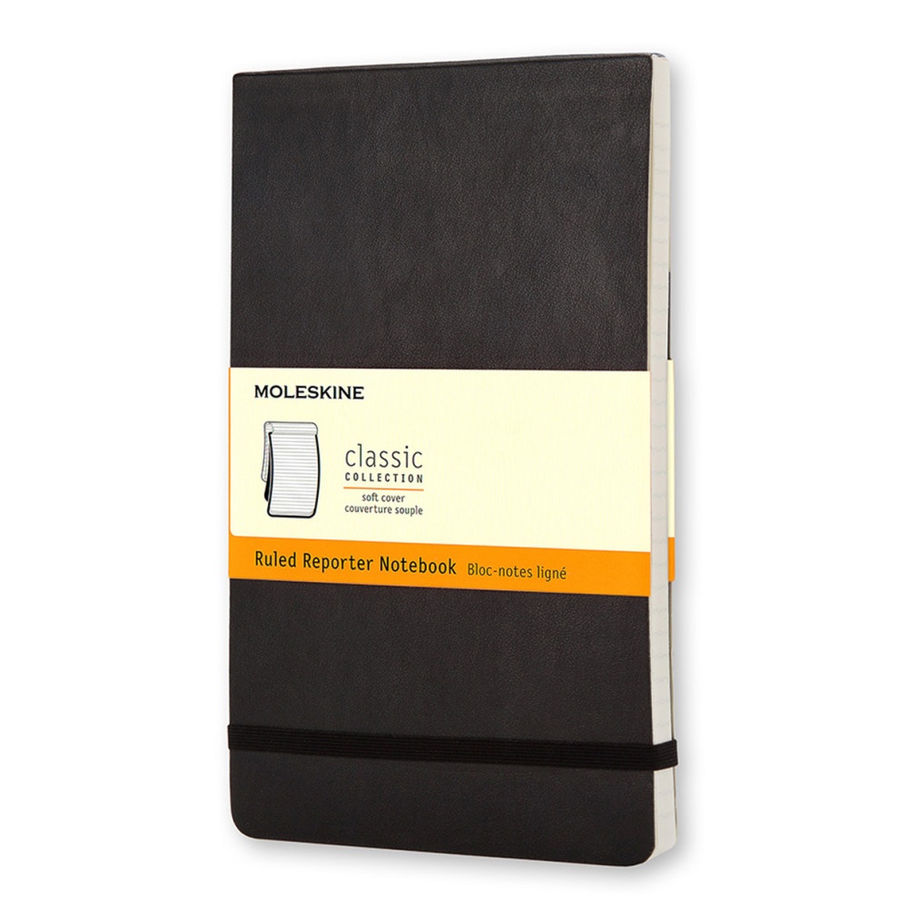 Notatnik reporterski w linie 9 x 14 cm - Moleskine - miękka okładka