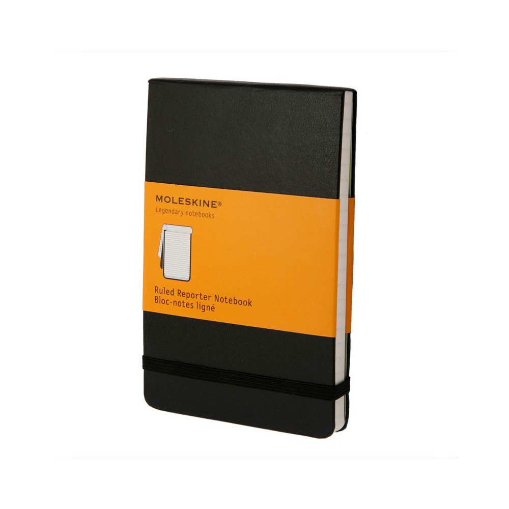 Notatnik reporterski w linie 9 x 14 cm - Moleskine - twarda okładka