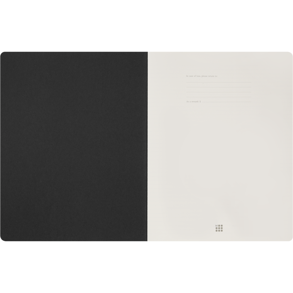 Plain Student Cahier Journal 21,6 x 27,9 cm - Moleskine - Black soft cover