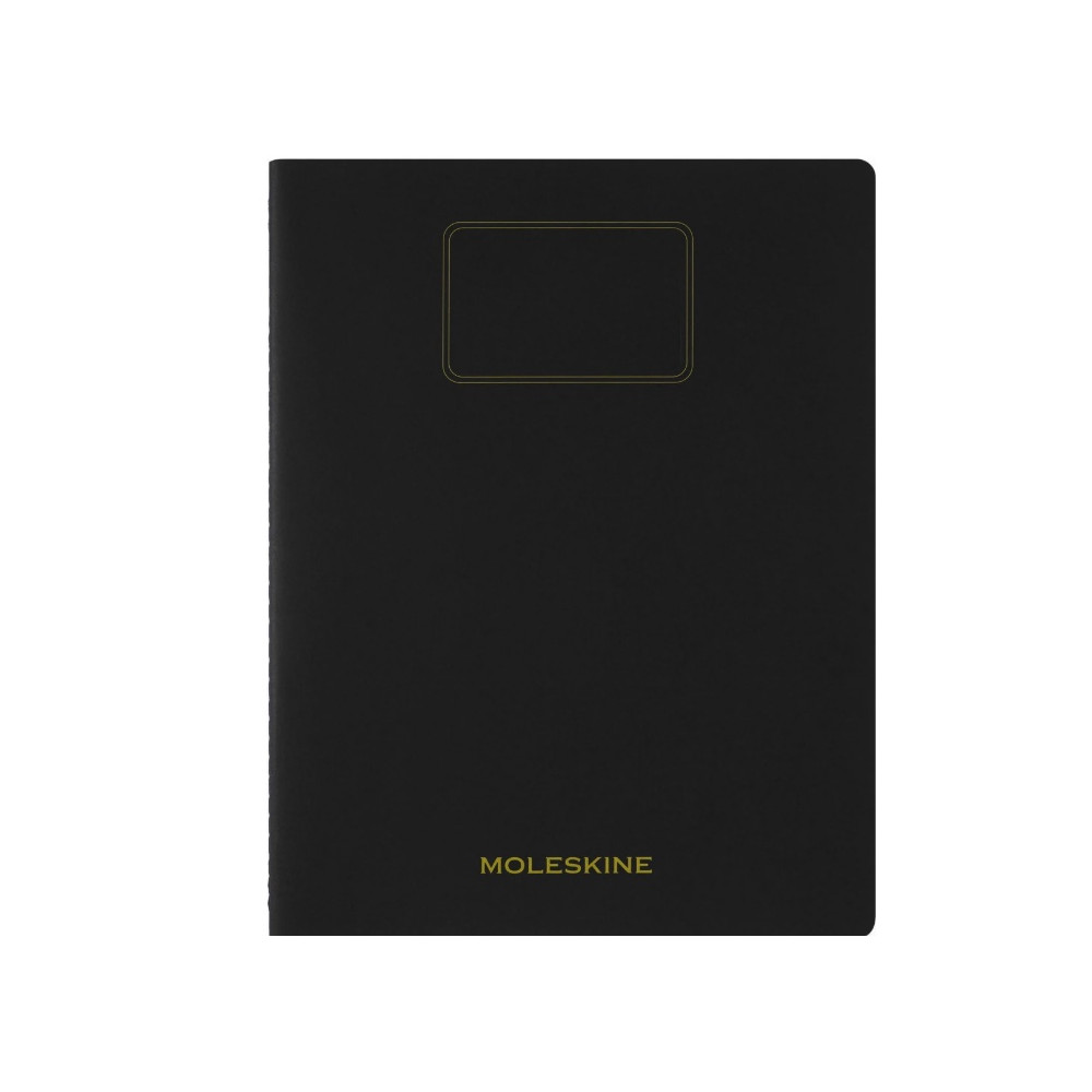 Plain Student Cahier Journal 21,6 x 27,9 cm - Moleskine - Black soft cover