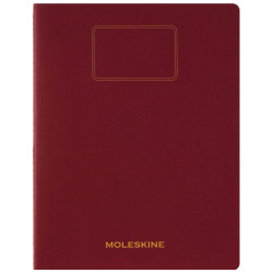 Plain Student Cahier Journal 21,6 x 27,9 cm - Moleskine - Red soft cover