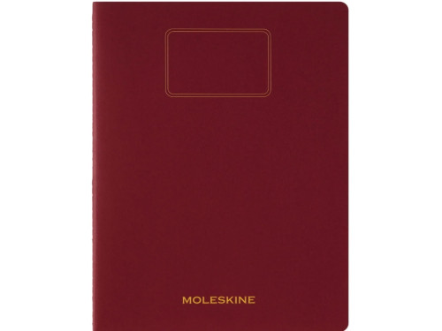Plain Student Cahier Journal 21,6 x 27,9 cm - Moleskine - Red soft cover