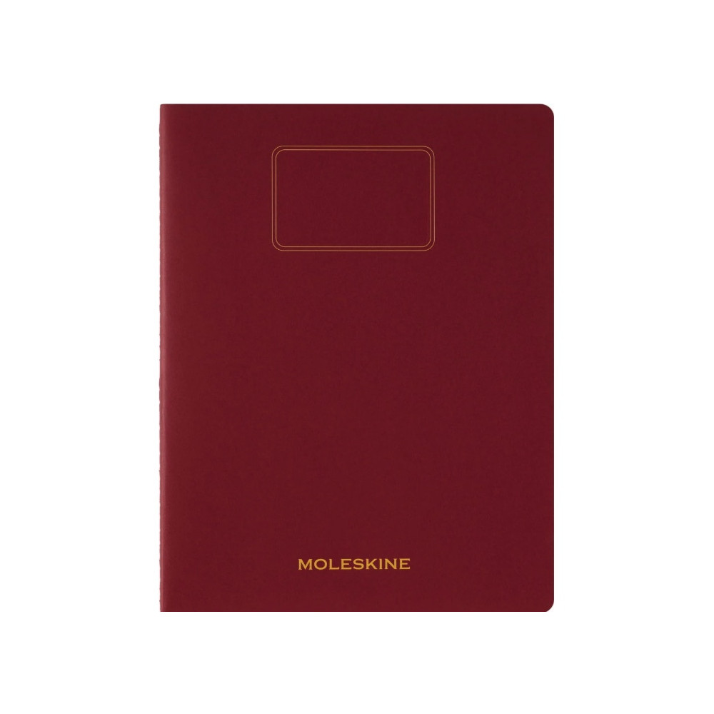 Plain Student Cahier Journal 21,6 x 27,9 cm - Moleskine - Red soft cover