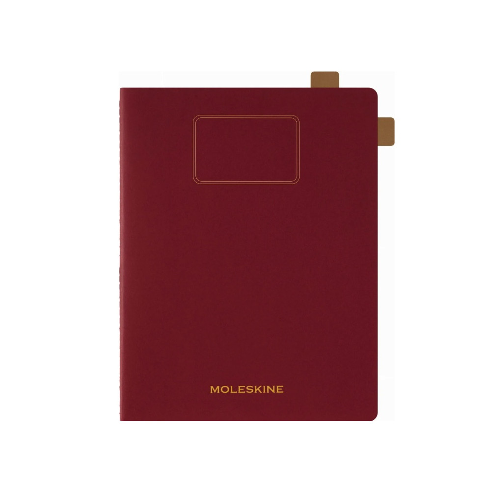 Plain Student Cahier Journal 21,6 x 27,9 cm - Moleskine - Red soft cover