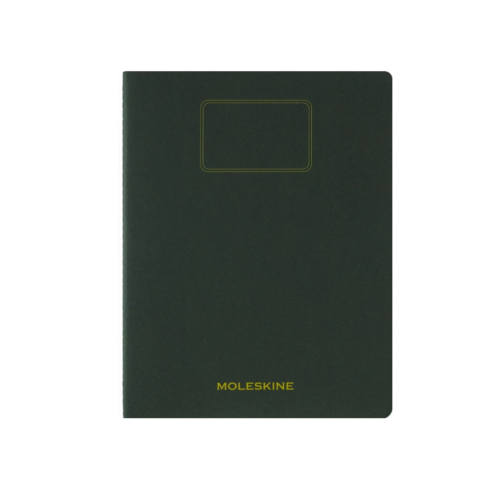 Plain Student Cahier Journal 21,6 x 27,9 cm - Moleskine - Myrtle Green soft cover