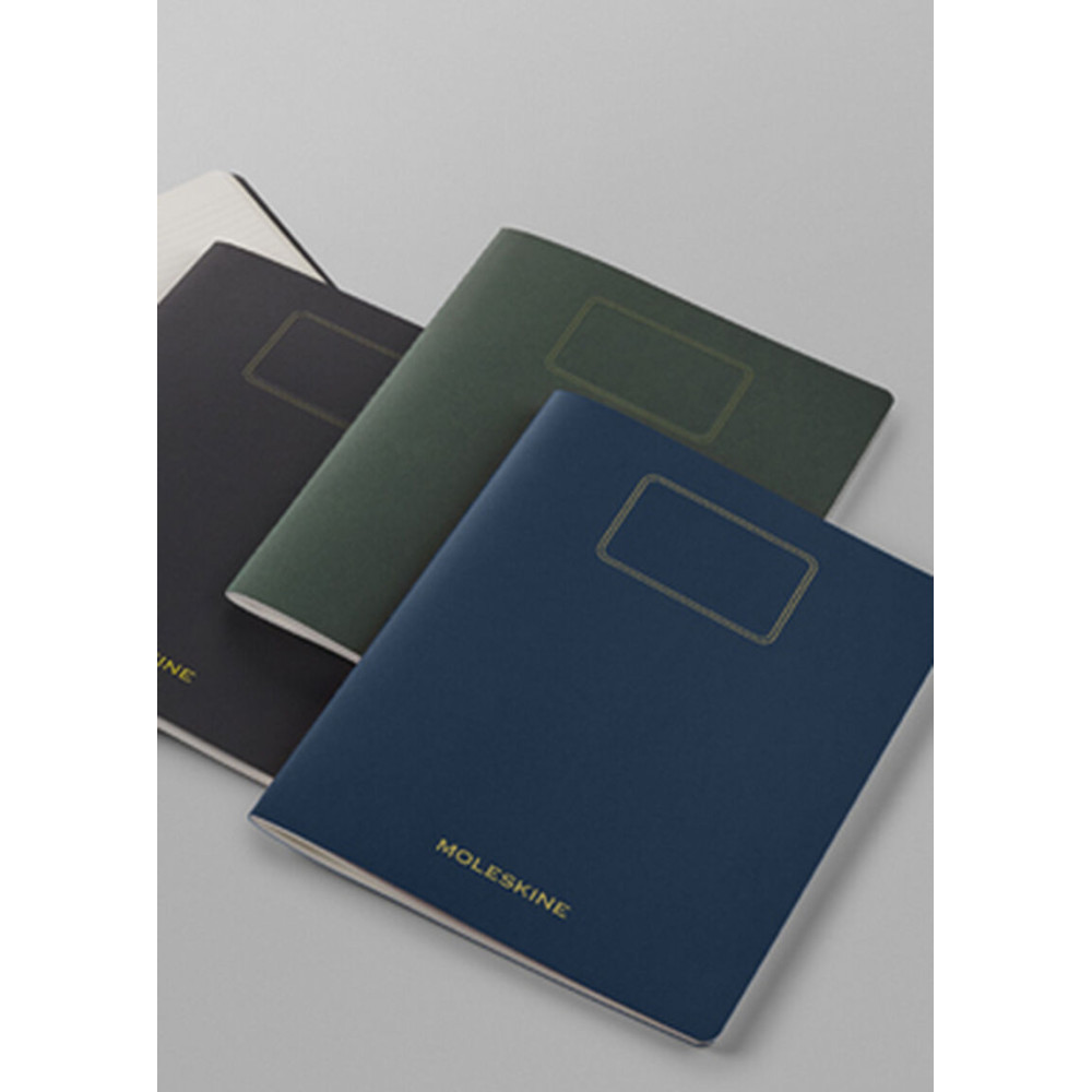 Plain Student Cahier Journal 21,6 x 27,9 cm - Moleskine - Myrtle Green soft cover