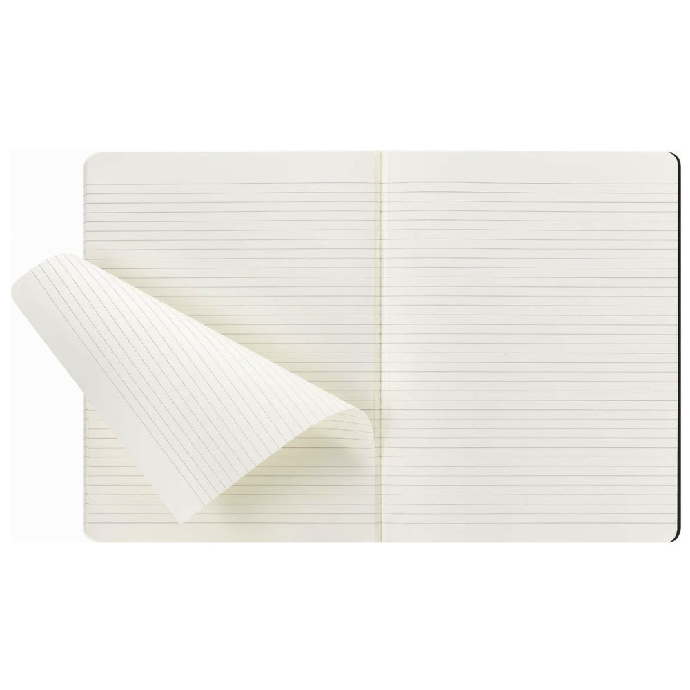 Ruled Student Cahier Journal 21,6 x 27,9 cm - Moleskine - Black soft cover