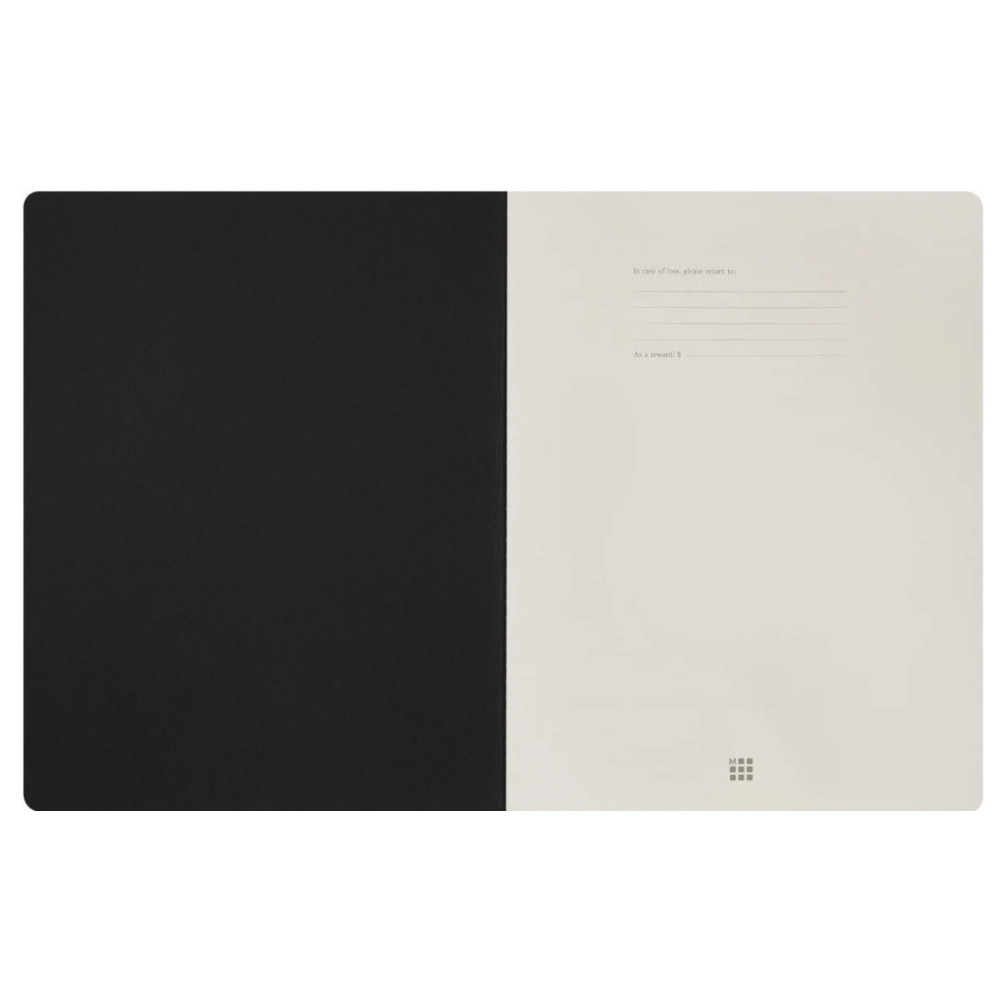 Ruled Student Cahier Journal 21,6 x 27,9 cm - Moleskine - Black soft cover