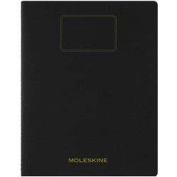 Ruled Student Cahier Journal 21,6 x 27,9 cm - Moleskine - Black soft cover