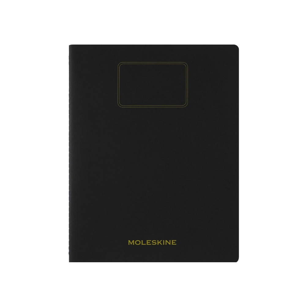 Ruled Student Cahier Journal 21,6 x 27,9 cm - Moleskine - Black soft cover