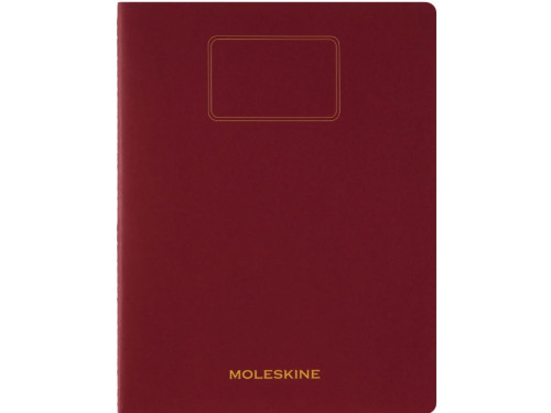 Zeszyt w linie Student Cahier 21,6 x 27,9 cm - Moleskine - Red miękka okładka