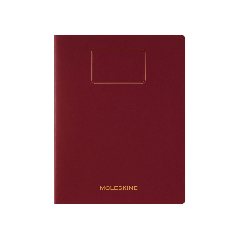 Ruled Student Cahier Journal 21,6 x 27,9 cm - Moleskine - Red soft cover