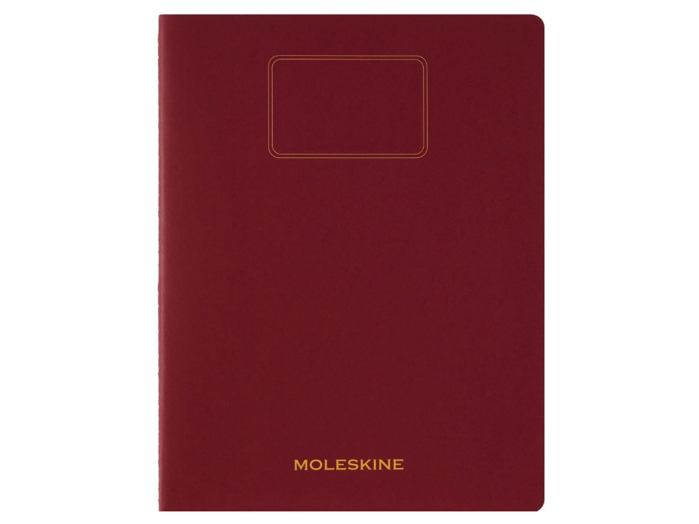 Ruled Student Cahier Journal 21,6 x 27,9 cm - Moleskine - Red soft cover
