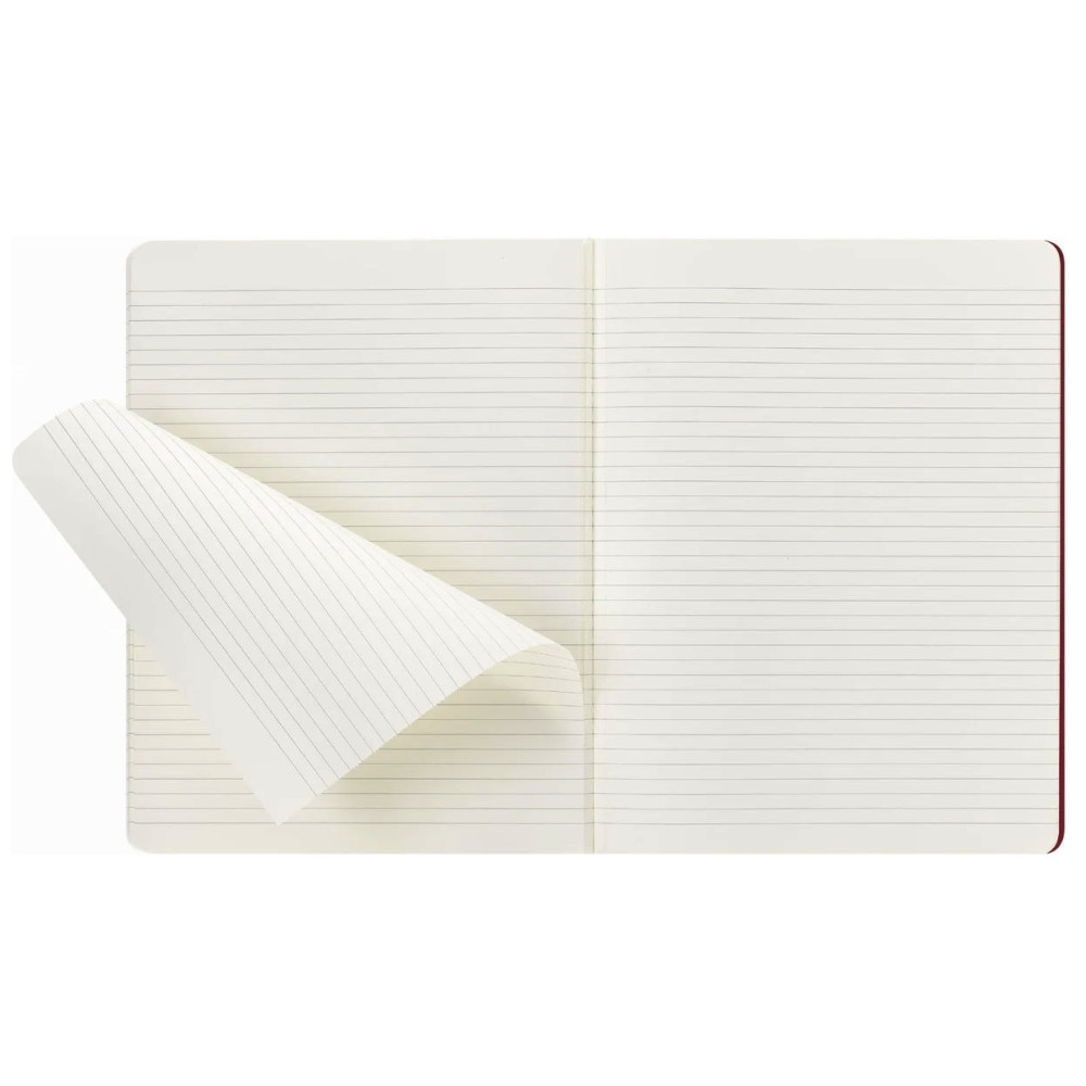 Zeszyt w linie Student Cahier 21,6 x 27,9 cm - Moleskine - Red miękka okładka