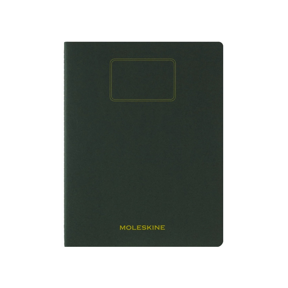 Zeszyt w linie Student Cahier 21,6 x 27,9 cm - Moleskine - Myrtle Green miękka okładka