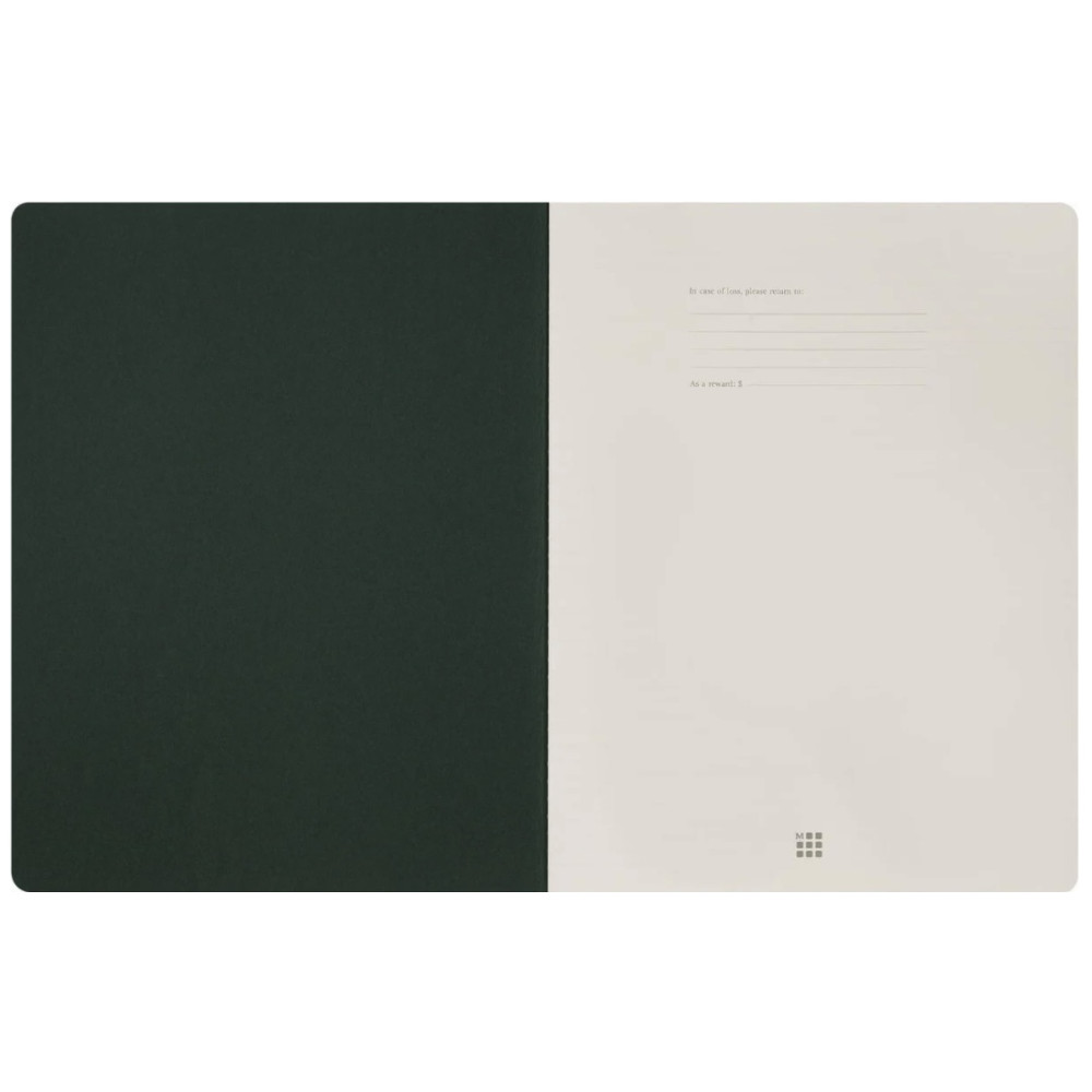 Ruled Student Cahier Journal 21,6 x 27,9 cm - Moleskine - Myrtle Green soft cover
