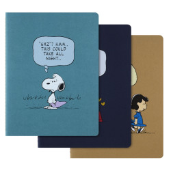 Set of Ruled Peanuts Cahier Journals 19 x 25 cm - Moleskine - soft cover, 3 pcs.