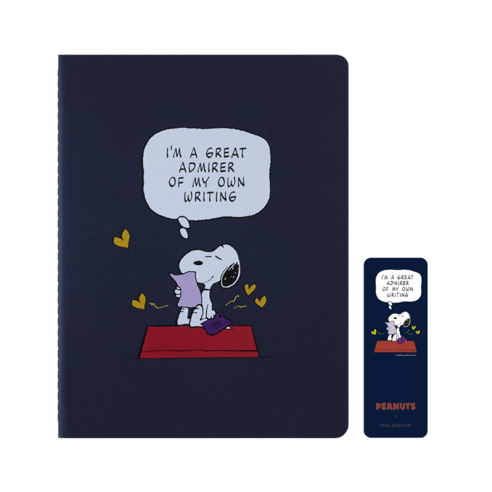 Set of Ruled Peanuts Cahier Journals 19 x 25 cm - Moleskine - soft cover, 3 pcs.