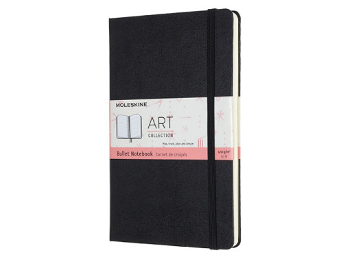 Szkicownik Art Collection 13 x 21 cm - Moleskine - czarny miękka okładka