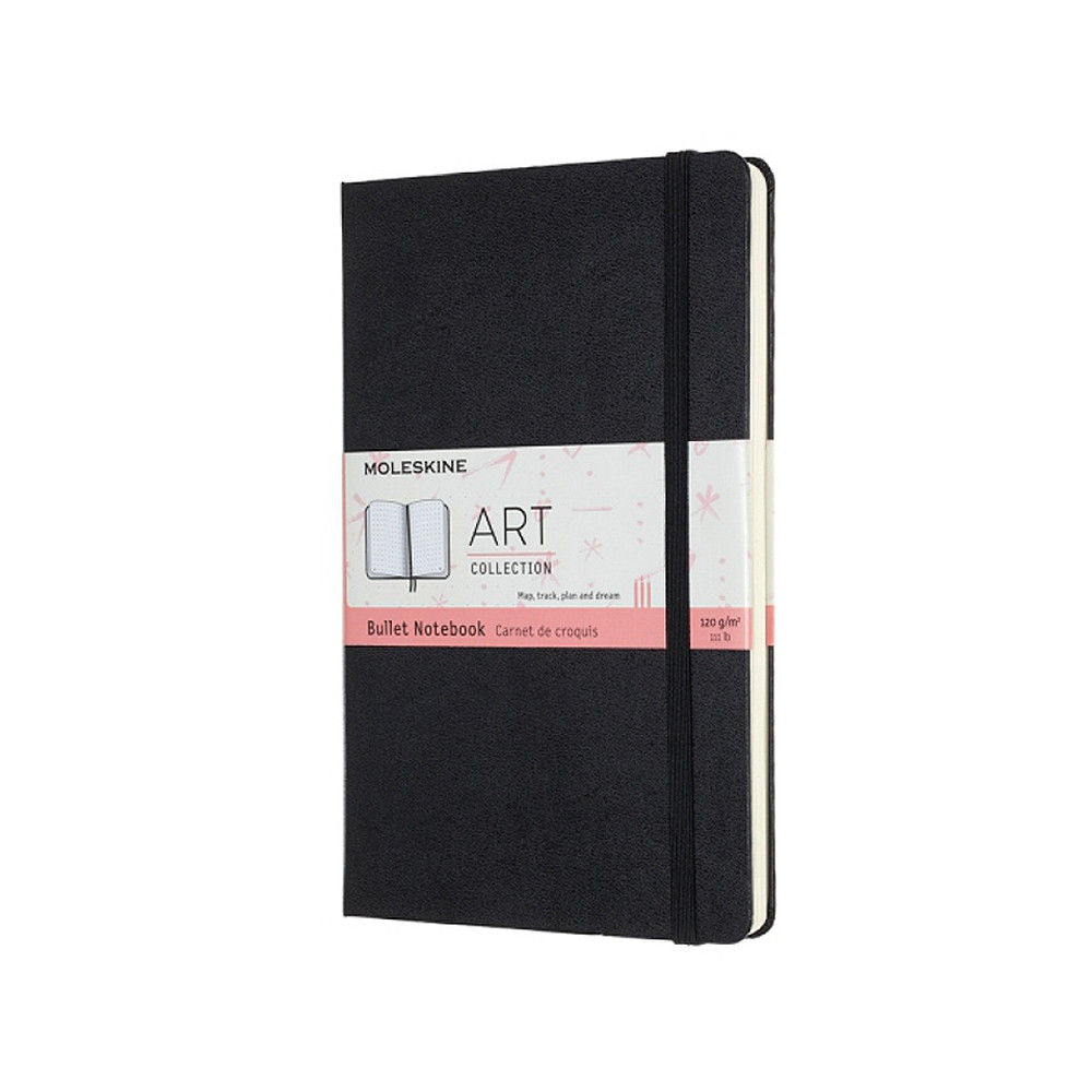 Bullet notebook Art Collection 13 x 21 cm - Moleskine - black soft cover