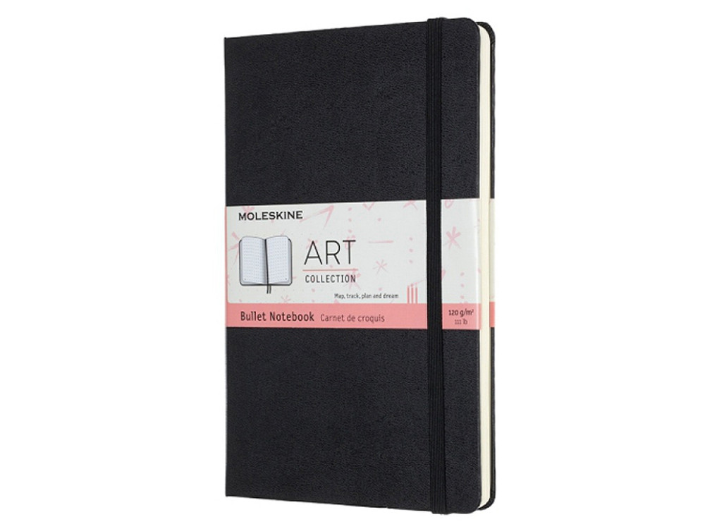 Bullet notebook Art Collection 13 x 21 cm - Moleskine - black soft cover