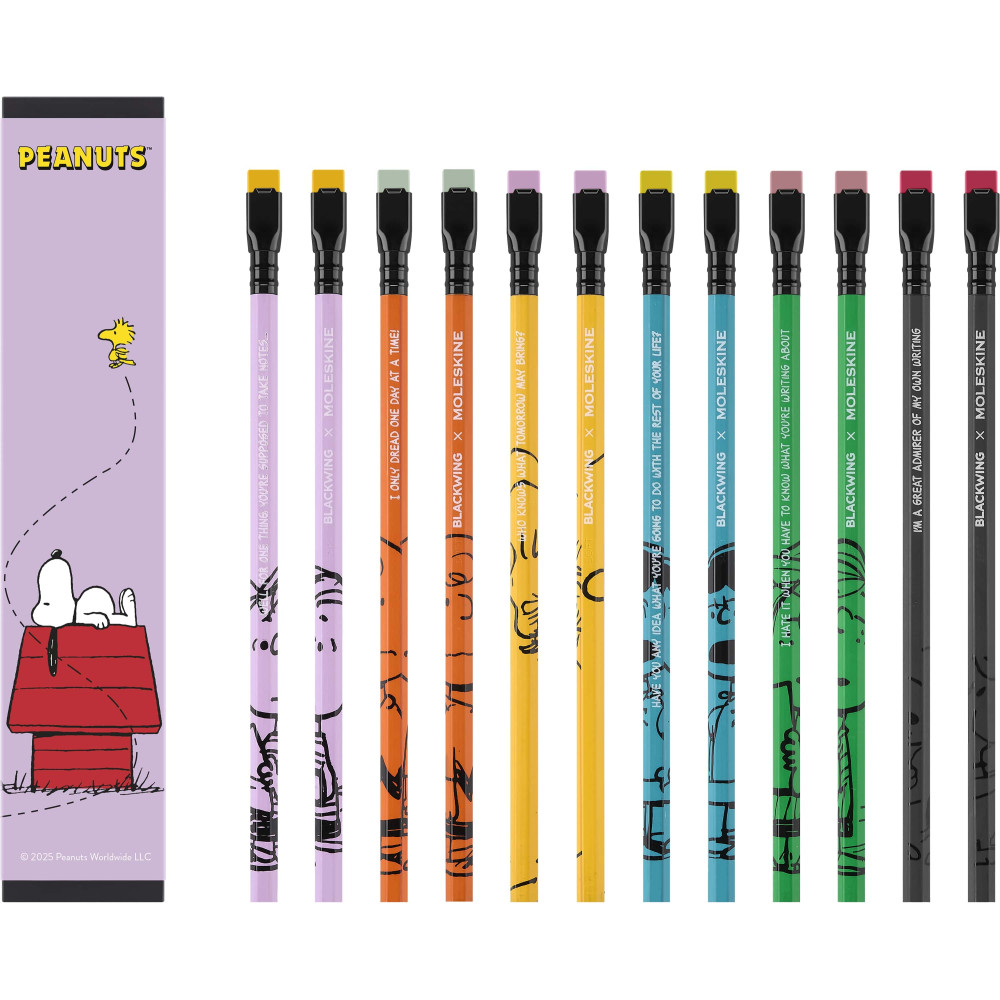 Set of pencils Peanuts - Moleskine x Blackwing - 12 pcs.