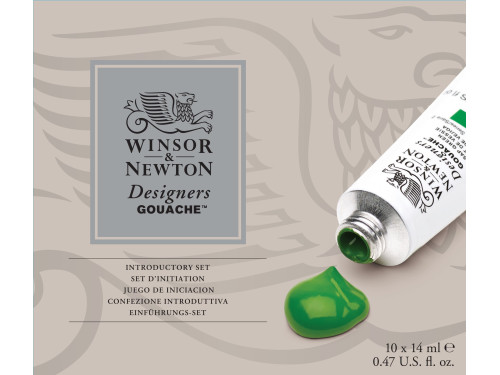 Set of Introductory Gouache paints - Winsor & Newton - 10 x 14 ml